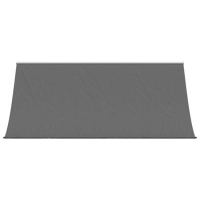 Luifel uittrekbaar 300x150 cm stof en staal antracietkleurig - thumbnail