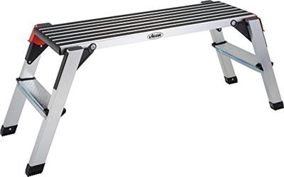 Vigor V4638 Aluminium Ladderplatform Inklapbaar Zilver, Zwart 7.2 kg
