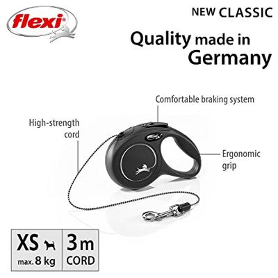 FLEXI ROLLIJN CLASSIC CORD ZWART - thumbnail