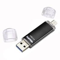 Hama USB-stick smartphone/tablet Zwart 128 GB USB-A 3.2 Gen 1, Micro-USB 2.0 - thumbnail