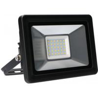 LED straler 30W 2250 lumen 4000K IP65 zwart 120° met connector en montagebeugel - thumbnail