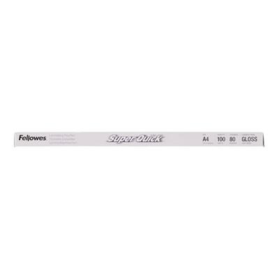 Fellowes Super Quick lamineerhoes Enhance80 ft A4, 160 micron (2 x 80 micron), pak van 100 stuks - thumbnail
