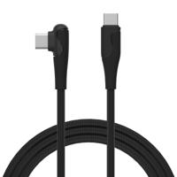 Kabel USB-C naar USB-C Muvit for Change Zwart 1,2 m - thumbnail