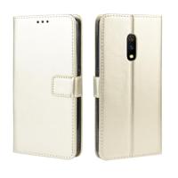 Retro Crazy Horse textuur horizontale Flip lederen case voor OPPO Realme X/OPPO K3 met houder & card slots & Photo Frame (goud) - thumbnail