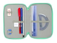 Pennenetui met 3 vakken Bluey Sisters Groen Water 12,5 x 19,5 x 5,5 cm 37 Onderdelen - thumbnail