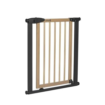 VEILIGHEID 1ST SIMPLY CLOSE HOUT & META, Druk, 73-80 cm (Max. 94cm), zonder schroeven of boren, Openen met één hand, Hout en Grafiet