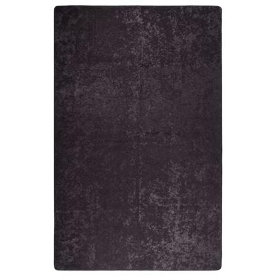 VidaXL Vloerkleed wasbaar anti-slip 80x150 cm antracietkleurig