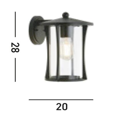 Searchlight Design buitenlampPagoda - 8477BK