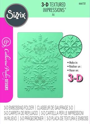 Sizzix • 3d textured impressions embossing folder yuletide