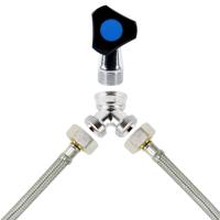 Scanpart 1132710002 Y-stuk Aanvoer 3/4 Inch Metaal - thumbnail