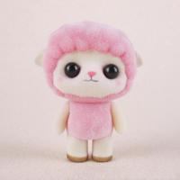Beetje schattig PVC massaal dieren schapen Dolls verjaardag cadeau kinderen speelgoed grootte: 5.5*3.5*7cm(Pink) - thumbnail