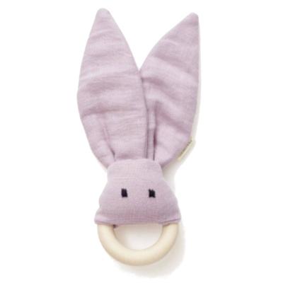 Kids Concept - Bite Ring in Linen - Pink (1000462)