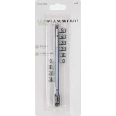 Hama Binnen-Buitenthermometer Analoog Boomstructuur 16 cm Zwart Hama Binnen-Buitenthermometer Analoog Boomstructuur 16 cm Zwart