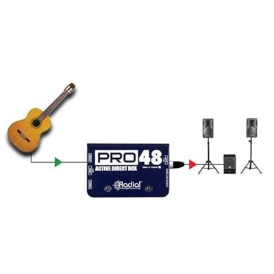 Radial Engineering Pro48 Actieve Direct Box Radial Engineering Pro48 Actieve Direct Box