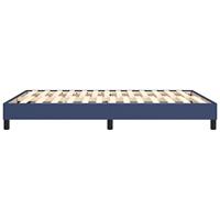 Bedframe zonder matras stof blauw 140x200 cm - thumbnail
