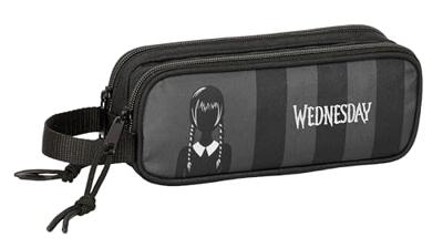 Pennenetui met 2 vakken Wednesday Zwart 21 x 8 x 6 cm Pennenetui met 2 vakken Wednesday Zwart 21 x 8 x 6 cm