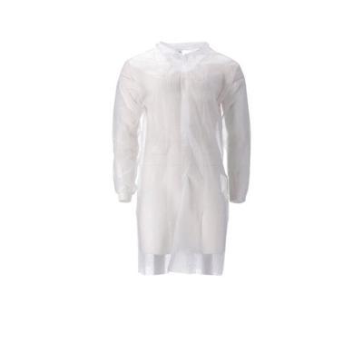 Bezoekersjas cmt xxl non-woven drukknopen 104cm wt Bezoekersjas cmt xxl non-woven drukknopen 104cm wt
