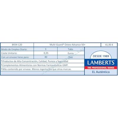 Lamberts Multi-Guard Osteo Advance 50+ Tabletten Lamberts Multi-Guard Osteo Advance 50+ Tabletten