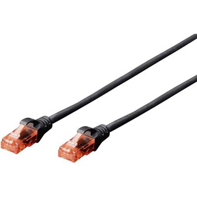 Digitus DK-1612-005/BL RJ45 Netwerkkabel, patchkabel CAT 6 U/UTP 0.50 m Zwart Verdraaide paren 1 stuk(s) Digitus DK-1612-005/BL RJ45 Netwerkkabel, patchkabel CAT 6 U/UTP 0.50 m Zwart Verdraaide paren 1 stuk(s)