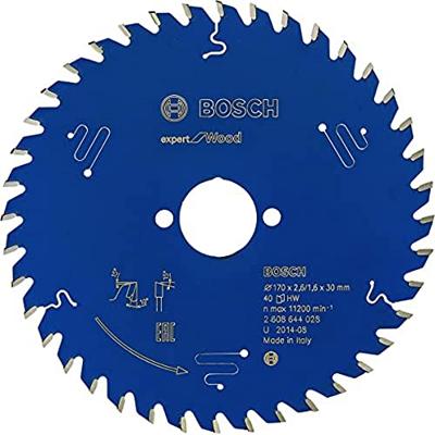 Bosch Accessories Expert for Wood 2608644028 Cirkelzaagblad 170 x 30 x 1.6 mm Aantal tanden: 40 1 stuk(s) Bosch Accessories Expert for Wood 2608644028 Cirkelzaagblad 170 x 30 x 1.6 mm Aantal tanden: 40 1 stuk(s)