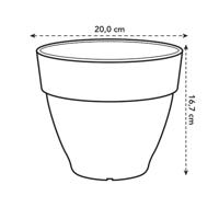 Elho Vibia Campana Rond Pistache Groen Ø20cm - thumbnail