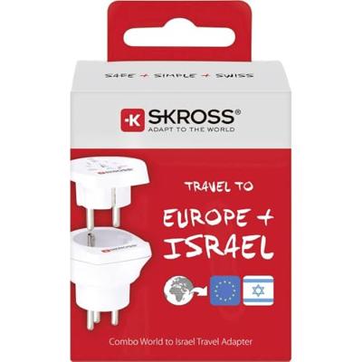 Reisadapter Combo - Wereld-naar-Israël Geaard - thumbnail