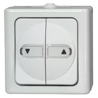 Kopp 561502005 BlueElectric Compleet Jaloezie-schakelaar spatwaterdicht Arctisch-wit 1 stuks 1 stuk(s) - thumbnail
