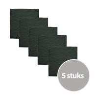 The One Gastendoek 450 gram 30x30 cm Antraciet (5 stuks) - thumbnail