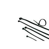 ACT kabelbinders 10cm 100st zwart