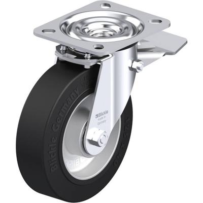 Blickle L-ALEV 125K-ST Zwenkwiel met rem Wieldiameter: 125 mm Draagvermogen (max.): 250 kg 1 stuk(s)