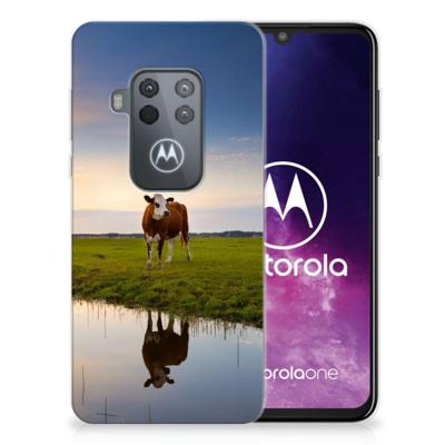 Motorola One Zoom | TPU Hoesje | Koe