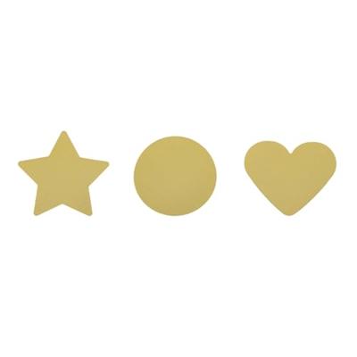 Vaessen Creative • figuurpons set cirkel hart ster 3st