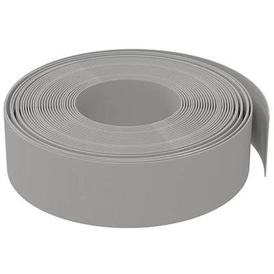 VidaXL Tuinrand 10 m 15 cm polyetheen grijs