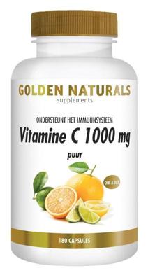 Golden Naturals Vitamine C 1000mg Puur Capsules Golden Naturals Vitamine C 1000mg Puur Capsules