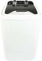 Salora WMR5350 wasmachine Vrijstaand Bovenbelading 4,6 kg 300 RPM A+ Zwart, Wit - thumbnail