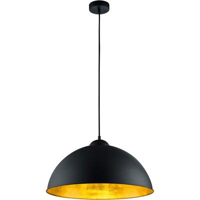 Moderne LED Hanglamp E27 - Mat Zwart Aluminium - Rond Design