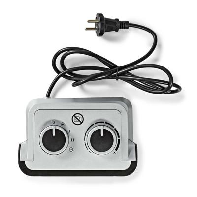 Keramische PTC-Ventilatorkachel | 1000 / 1500 W | 2 Verwarmingsmodi | Instelbare thermostaat | Draait automatisch | Oververhittingsbeveiliging | Omvalpreventie