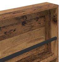 Tijdschrift Rek met plank Oudhout 60 x 12 x 70 cm Bewerkt hout - thumbnail