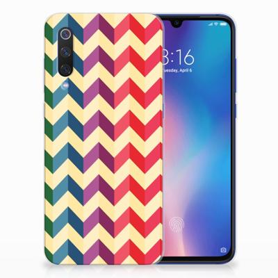 Xiaomi Mi 9 TPU bumper Zigzag Multi Color