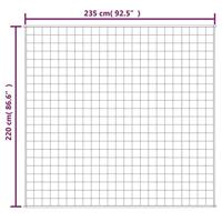 Verzwaringsdeken 220x235 cm 15 kg stof grijs - thumbnail