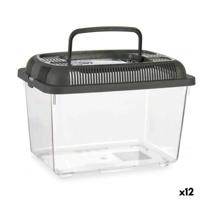 Vissenkom Mascow Antraciet Plastic 3 L 17 x 16 x 24 cm Met handvat Medium (12 Stuks) - thumbnail