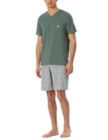 Schiesser Schiesser Pyjama Short khaki 182609 52/L - thumbnail