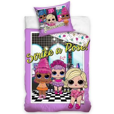 L.o.L. Surprise Dekbedovertrek! Strike a Pose 140 x 200 cm Katoen