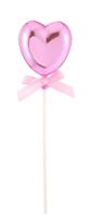 Taart topper Hartje Roze - thumbnail