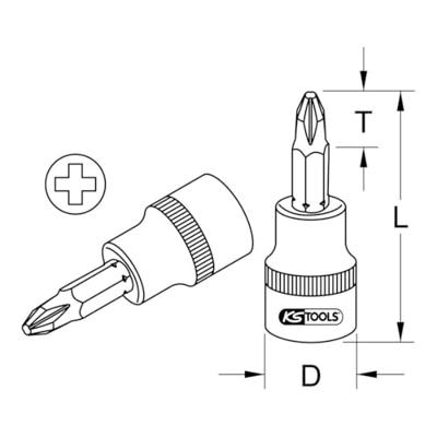 KS Tools 9181436 9181436 Verwisselbare kop