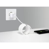 Renkforce TO-6886785 USB-kabel USB 2.0 USB-C stekker, USB-C stekker 2.00 m Wit Vergulde steekcontacten - thumbnail