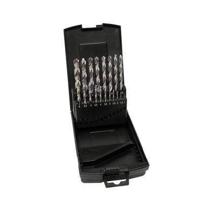 4tecx HSS-g boor geslepen DIN 338 splitpoint set 19-delig 4tecx HSS-g boor geslepen DIN 338 splitpoint set 19-delig