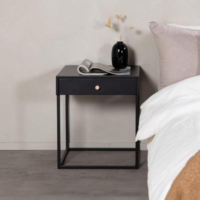 Nohr Nachtkastje 'Shaune' Met 1 lade, kleur Zwart