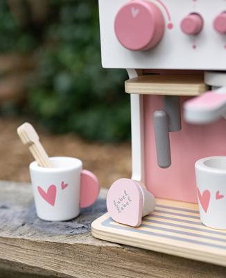 Label Label Espresso machine roze