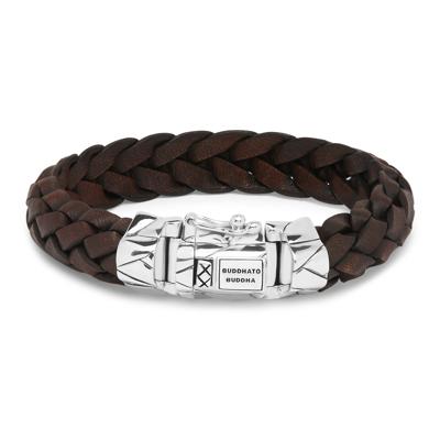 Buddha to Buddha 127BR Armband Mangky leder bruin (E+) 20 cm Buddha to Buddha 127BR Armband Mangky leder bruin (E+) 20 cm